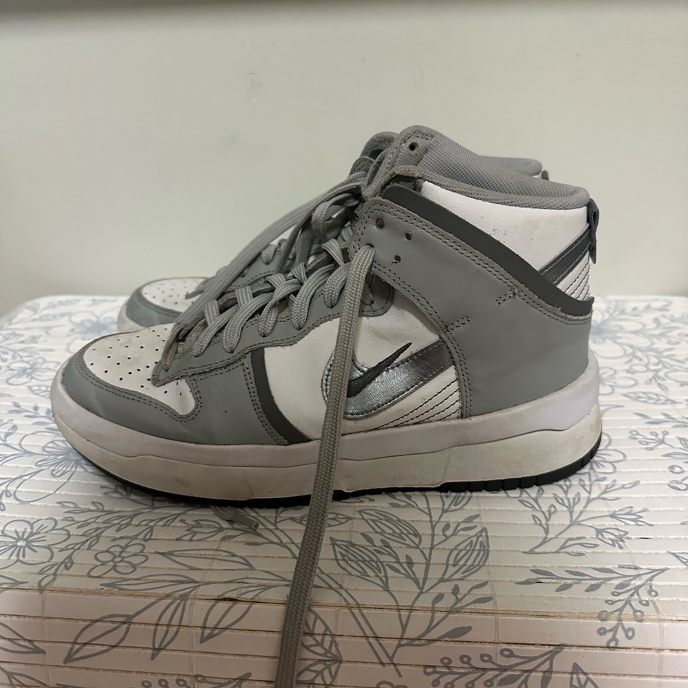 Nike Gray and White Women's Sneakers